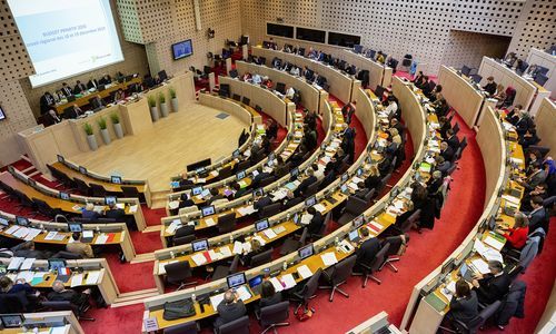 vue de l'intérieur de l'hémicycle du conseil régional